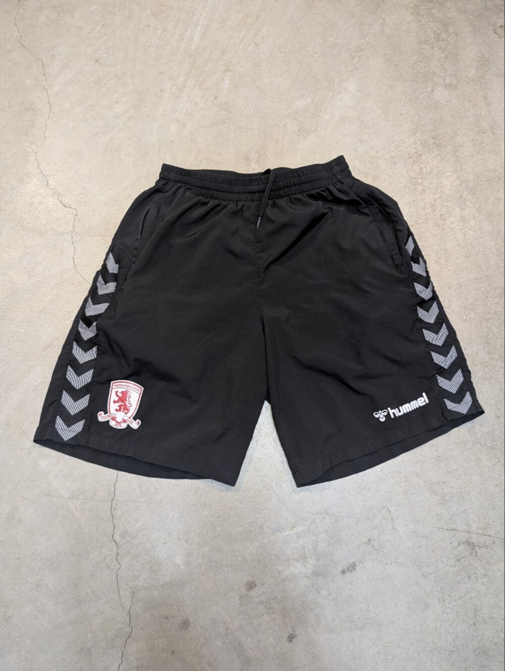 Hummel Middlesbrough Training Black Athletic Shorts Adult S
